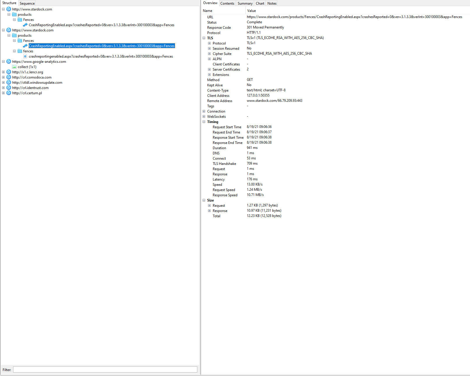 Permanent Callbacks, Google Google Analytics and Crashlytics in Fences 3 and 4 as part of regular telemetry