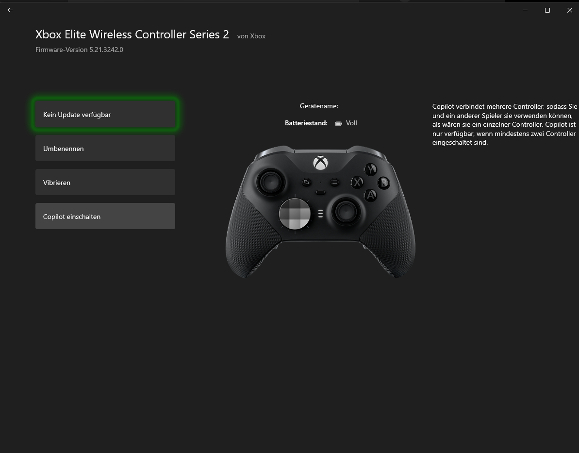 In addition to forced login to the Microsoft system for firmware updates and the ability to use Microsoft games, there is now also Microsoft's controversial AI CoPilot for gamepads